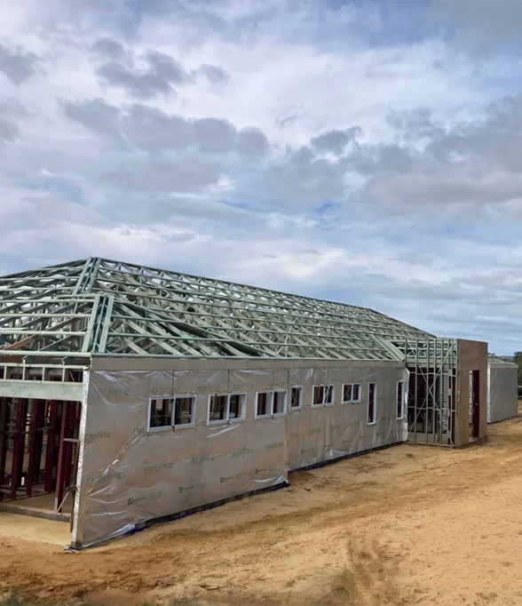 Timber Wall Frames and Roof Trusses